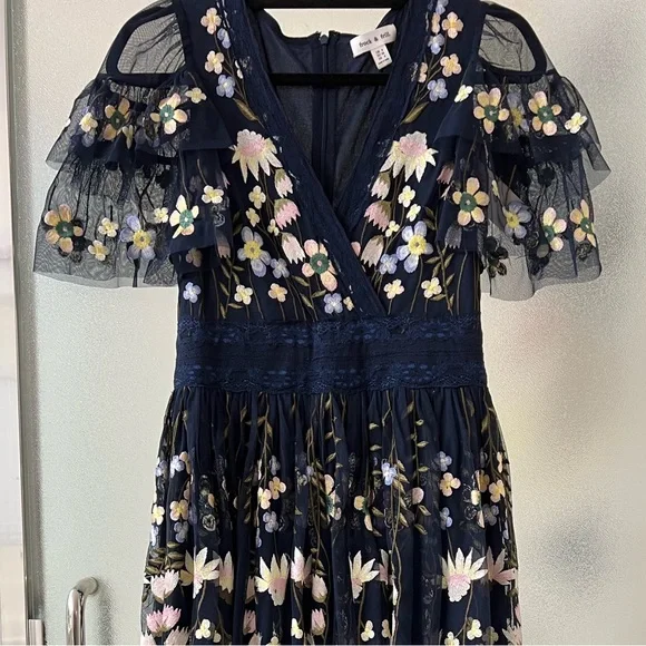 Frock And Frill Dresses | Frock & Frill Lacia Dress | Color: Blue | Size: 4 | Rizzabeehappy's Closet